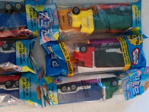 PEZ candy dispensers lot of 12 trucks on cards and in bags - Picture 9 of 10