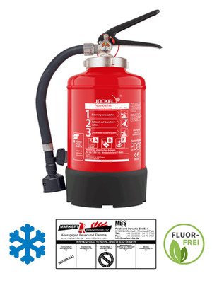 Jockel Fettbrandlöscher 3L ABF frostsicher F3H 8 GREEN 2.0 inkl. Halterung & P