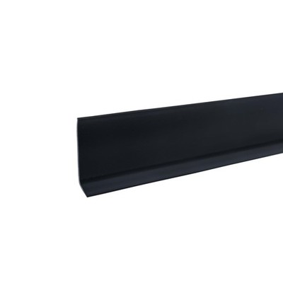 S 75598 21/2 In. X 48 In. Black Vinyl Wall Base