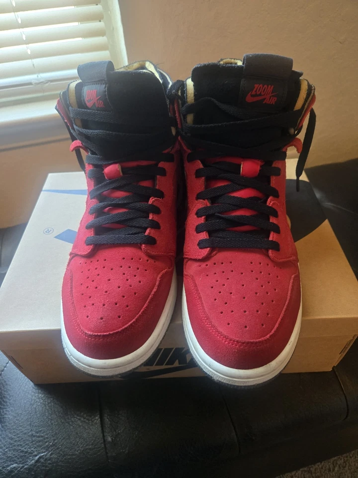 Talla 11 Air Jordan 1 Zoom Comfort Gimnasio Alto Rojo Foto 2 de 4