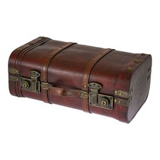 HMF Schatztruhe Peru Vintage Koffer Gt. L Schatzkiste Holzkiste Box Truhe 