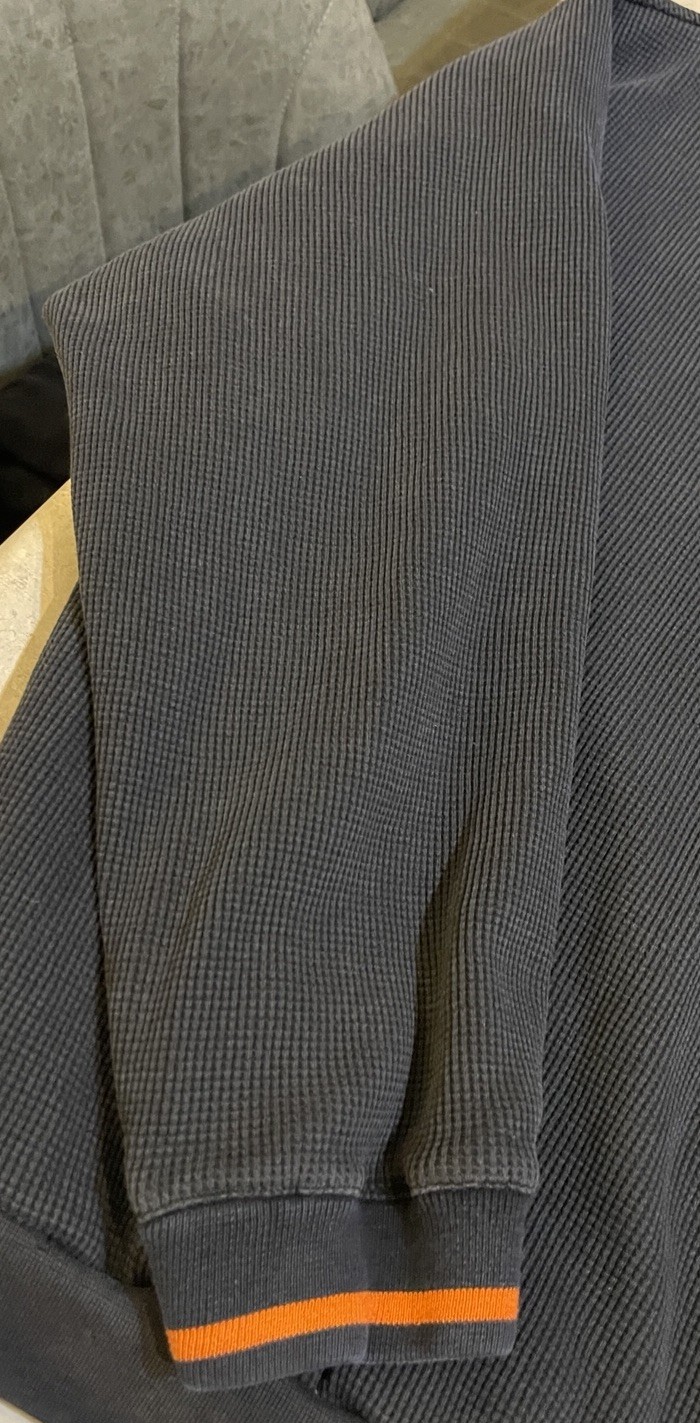 Vtg Cincinnati Bengals Pullover Logo Athletics Pro Line Waffle Knit Lined Sz XL