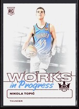 2024-25 Panini Court Kings Nikola Topic Works in Progress Ruby /149