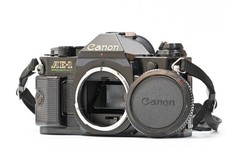 Near MINT Canon AE-1 Program Black 35mm SLR Film Camera Body Only Japan