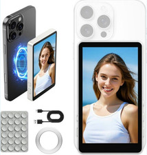 Selfie Monitor Screen for iPhone 16/17,Back Camera Monitor Screen Remote 2500mah