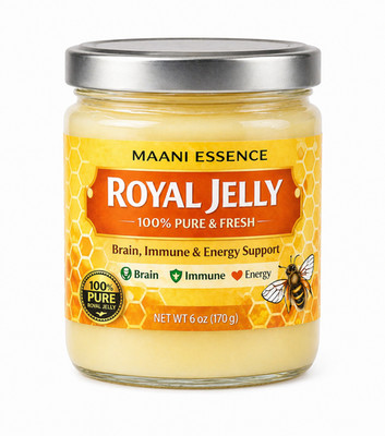 Royal Jelly 100% Pure & Fresh (6oz)   Natural Energy, Brain & Immune Support