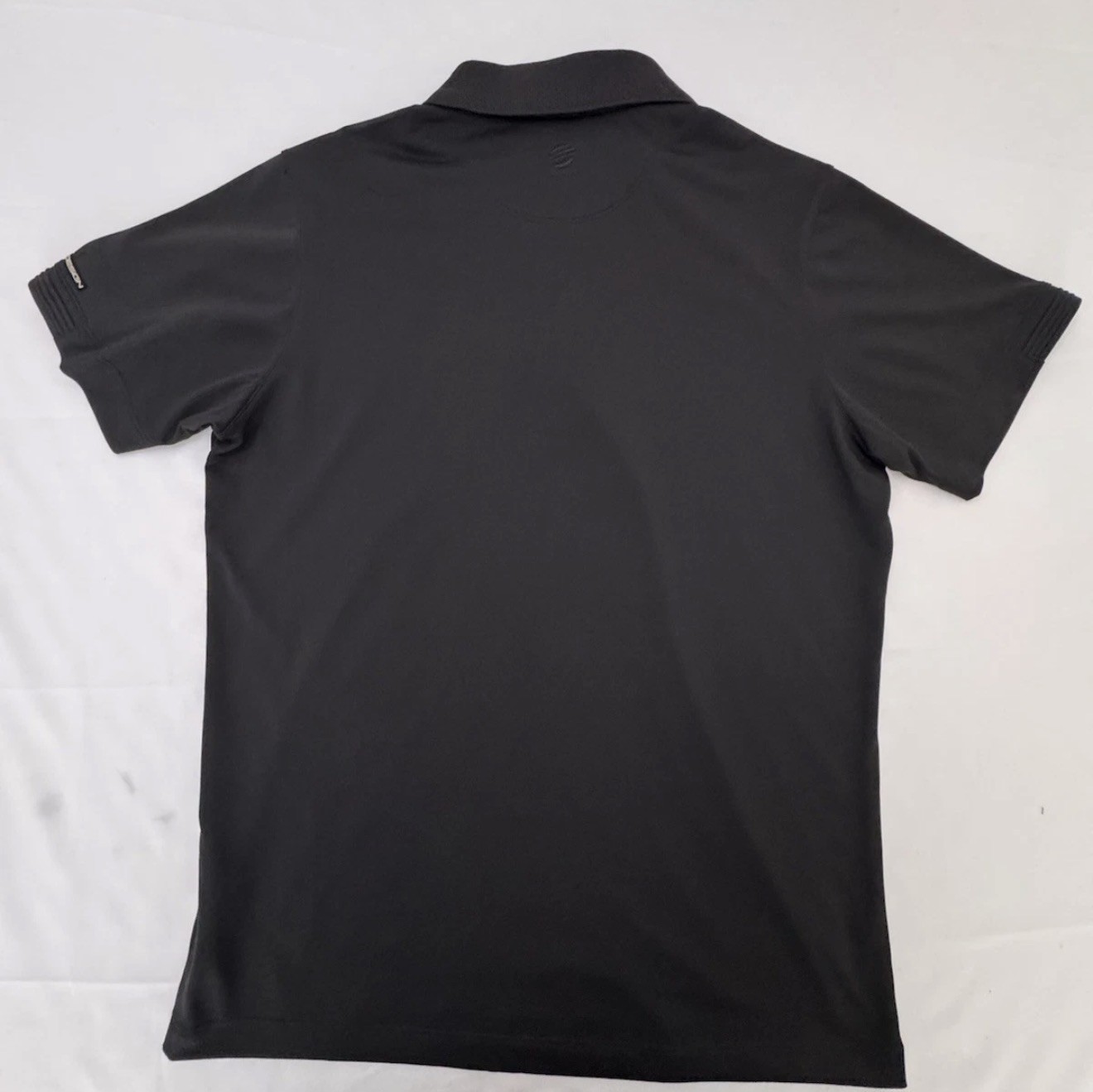 Porsche Design Sport Polo Shirt Mens Size M Adidas Performance Golf Tee Black image 4