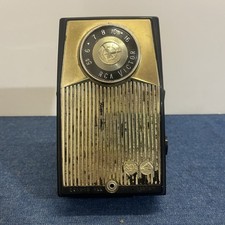 Vintage RCA Victor All Transistor Deluxe Personal Radio w Leather Case Booklet