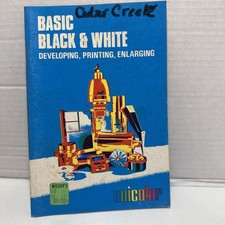 Basic Black And White Developing Enlarging Original Instruction Book Guide PB