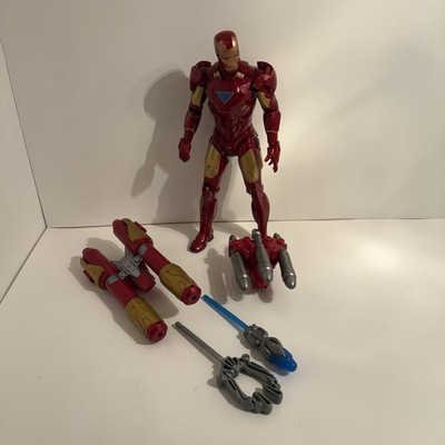 Iron Man 2 Repulsor Power Action Figure 12''  Hasbro 2010 Complete Electronic EUC