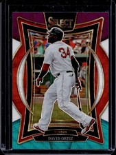 2025 Panini Select David Ortiz Concourse Tri-Color Prizm #96 Red Sox