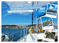 Segelparadies Kroatien (Wandkalender 2026 Din A4 Quer), Calvendo Monatskalender