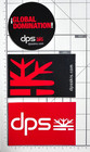 3 DPS SKIS Stickers Decals - 4.25" Logo, Global Domination - Utah