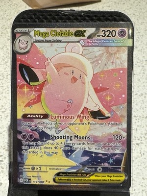 Pokémon TCG Mega Clefable Ex 119/088 Englisch