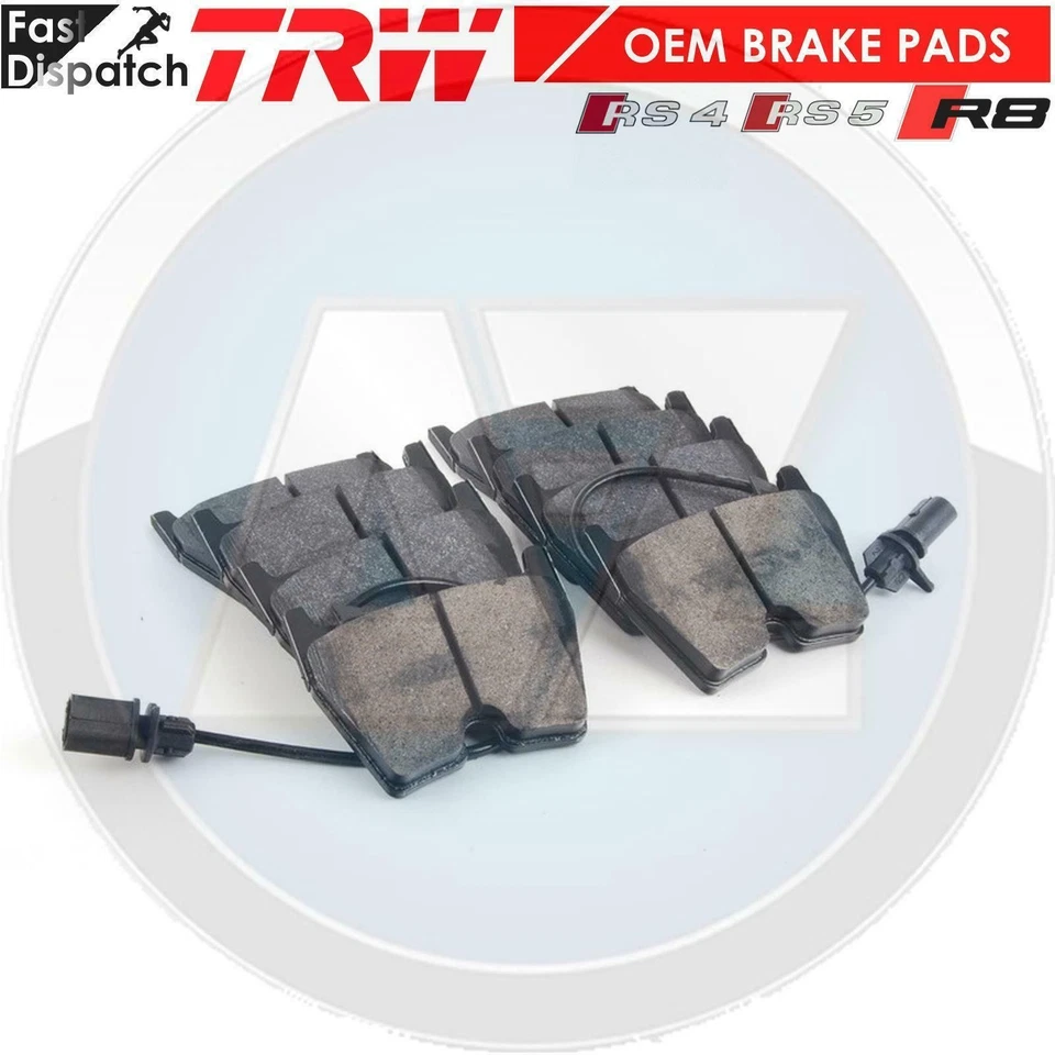 FOR AUDI RS4 RS5 R8 FSI SPYDER QUATTRO 4.2 5.2 FRONT GENUINE TRW BRAKE PADS SET — 第 4/4 张图片