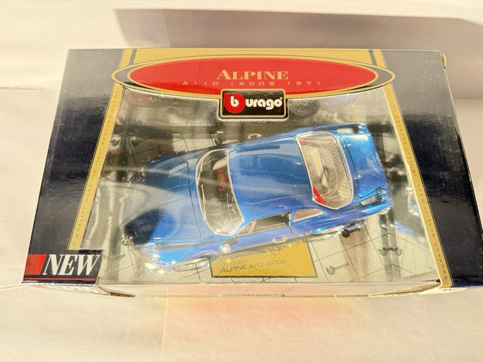1: 16 Bburago 1971 Alpine 雷诺 A110 1600S – 蓝色 – 特别系列 – NOS/MI — 第 3/4 张图片