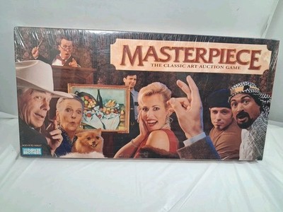 Vintage Masterpiece Classic Art Auction Game 1996 Parker Bros. New/Sealed