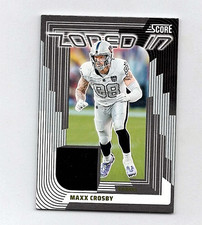 2025 Score - Maxx Crosby - Zoned In Jersey #ZON-MCY - Las Vegas Raiders RELIC