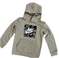 Nike boys Size 6 Pullover Hoodie Sweatshirt khaki