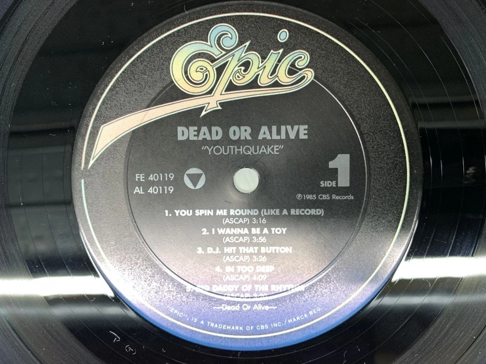 Dead Or Alive Youthquake US LP [60363ER] - Image 2 of 2