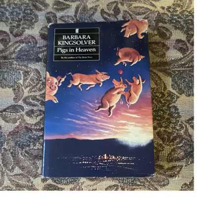 Barbara Kingsolver Signed Pigs in Heaven Hardcover w/ Dust Jacket Faber & Faber