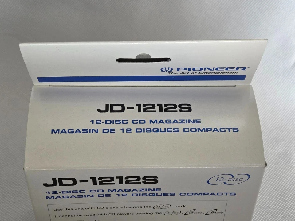 PIONEER JD-1212S 12 Disc Compact Magazine w Protective Case & Label Made in Japa - Image 3 of 4