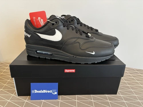Supreme x Air Max 1 ’87 Noir UK 10 ?Commande confirmée?