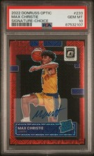 2022 Optic #233 Max Christie Signature Choice Rookie RC **GEM MINT** PSA 10
