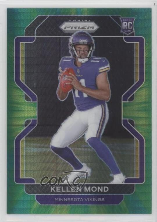 2021 Panini Prizm Rookie Hyper Prizm 4/175 Kellen Mond #351 o8g