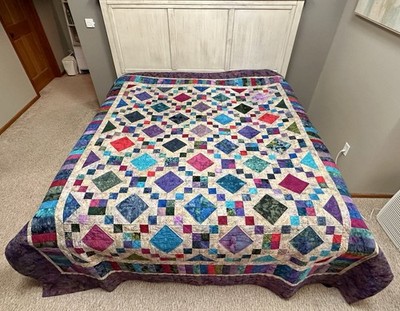 Handmade Patchwork Cotton Quilt