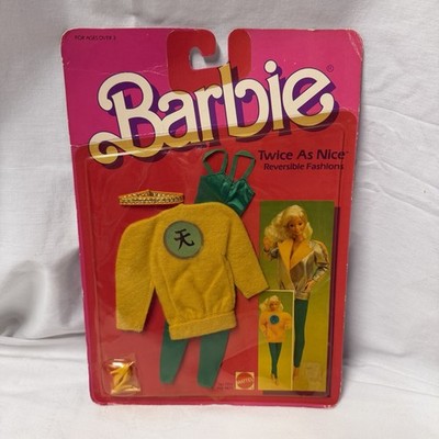 MOD Barbie Twice As Nice Reversible Fashion #7955 JUMPSUIT JACKET HEELS Outfit