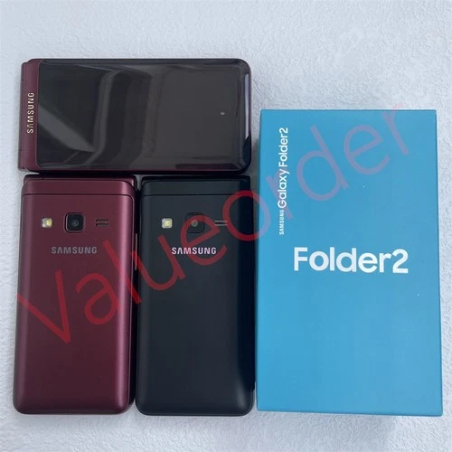 Original Samsung Galaxy Folder2 SM-G160N 32GB Unlocked  4G Flip Phone+Retail BOX