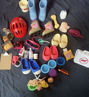 25 + Item Mixed Brands 18 Inch Doll Accessories Lot