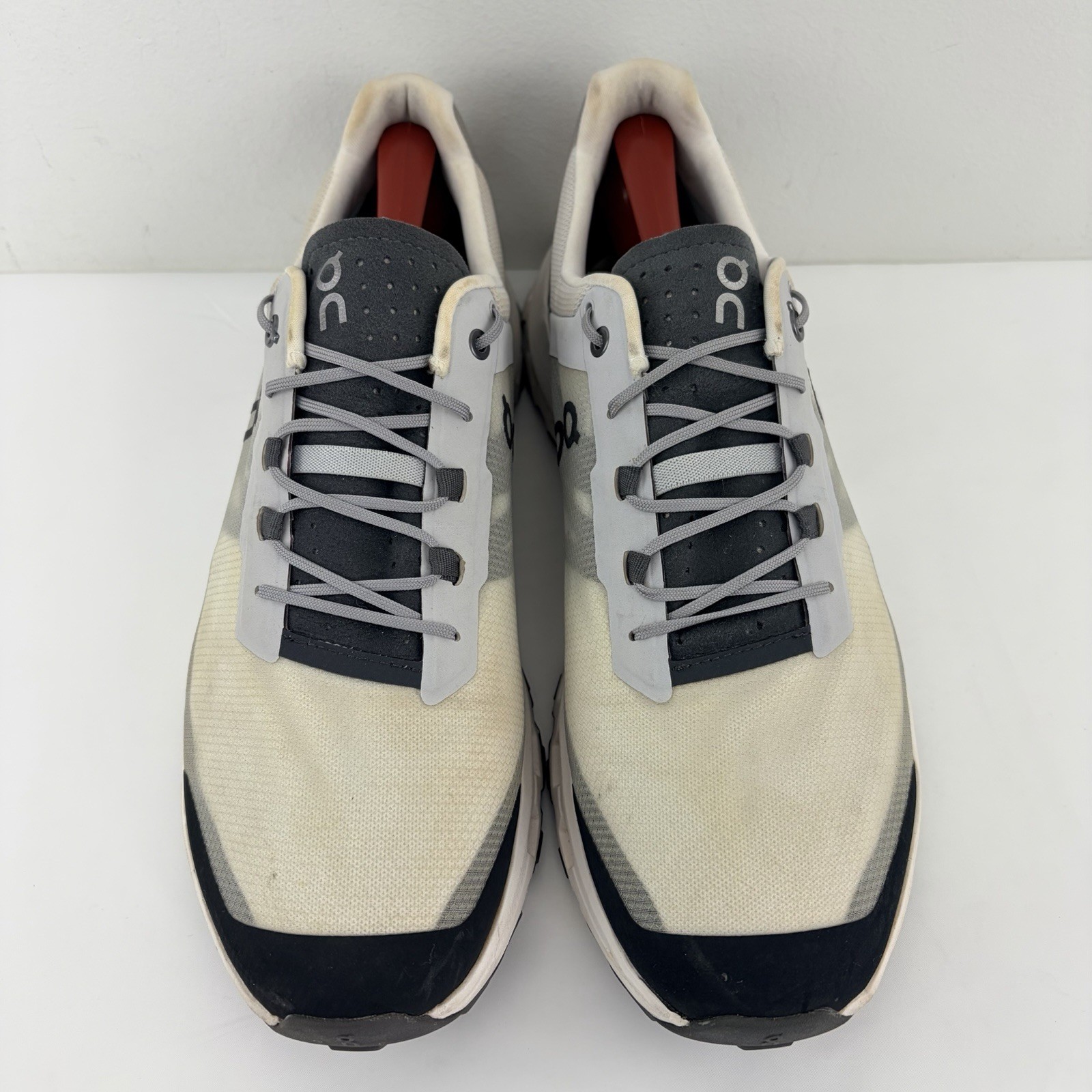 On Running CloudTec Cream Gray Running Shoes Men’… - image 2