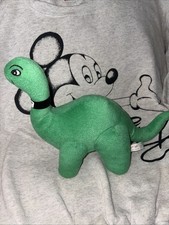 SINCLAIR DINO BRONTOSAURUS GAS Oil CO PLUSH STUFFED Green DINOSAUR 9x12 Promo
