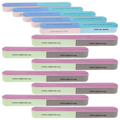  20 Pcs Nail Buffers Blocks File Buffing for Shaping Fingernail Polishers