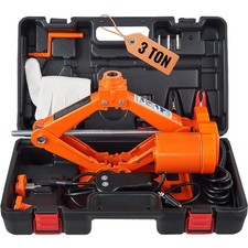 Electric Car Jack, 3 Tons /6600 lbs Scissor Jack, 12V Electric Automatic Jack wi