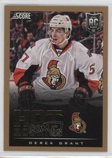 2013-14 Score Hot Rookies Gold Derek Grant #594 0a4