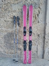 SKI COURT DEBUTANT ADULTE WEDZE 143cm + BATON SHORT BEGINNER ADULT