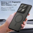 For Motorola Signature, Hybrid Armor Acrylic Wireless Charge Matte Cover Case
