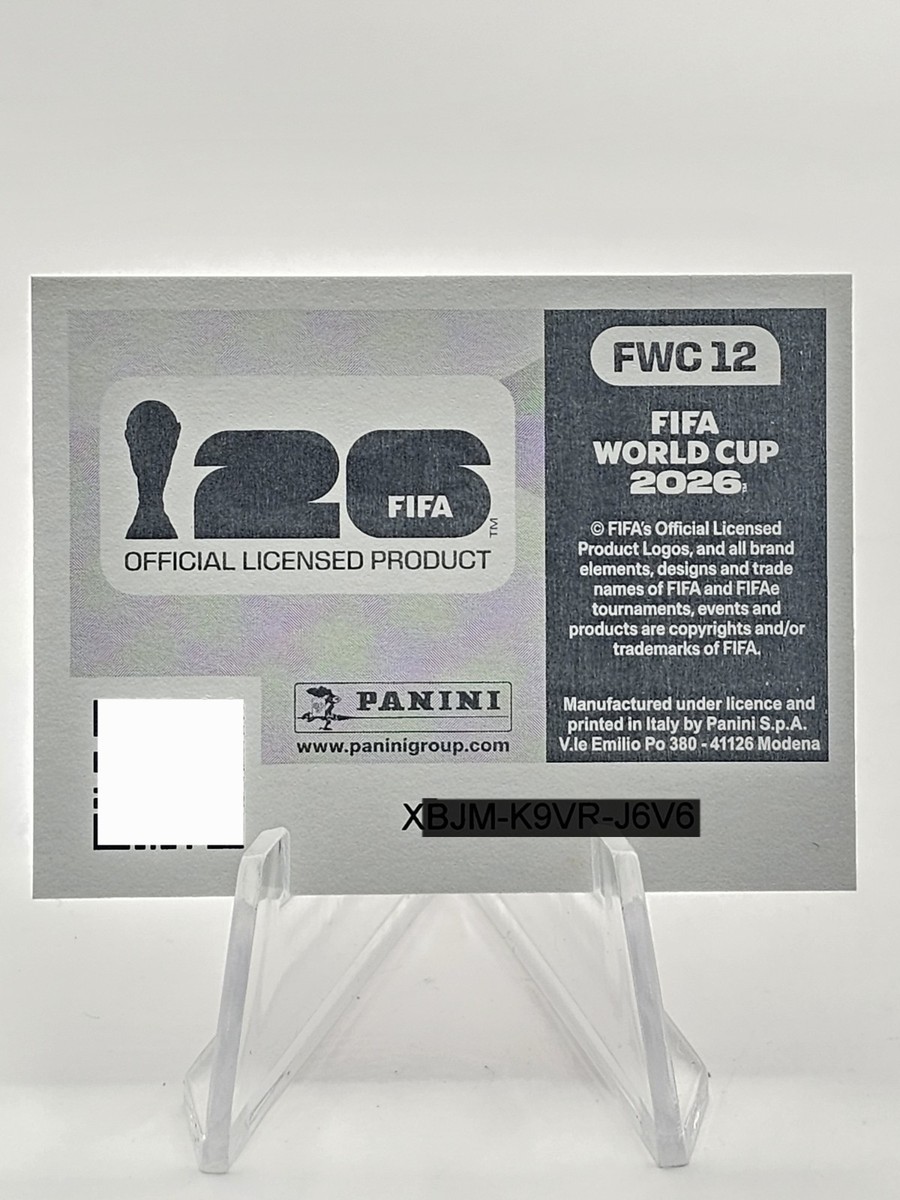 Panini FIFA World Cup 2026 Team Brazil 1962 FWC 12 Cromos Sticker