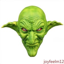 Horror Goblin Mask Hood Latex Cosplay Prop Halloween Wearable Toy Party Show New