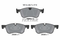 Textar Bremsbelagsatz Scheibenbremse 2659401 FüR Mercedes Citan W420 Tourer EQT