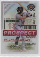2024 Panini Prospect Edition Silver Prizm Orlando Martinez #139 8d2