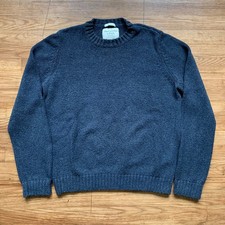 Abercrombie  Fitch Navy Blue Long Sleeve Sweater Muscle Fit