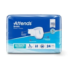 Attends Confidence® Adult Unisex Disposable SmartCool® Briefs, Large, 72ct Case