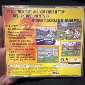 Sega Sports NFL 2K Sega Dreamcast (Not for Resale) E-Everyone