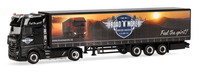 Herpa, Mercedes Benz Actros 4X2 Mit AnhäNger 3 Achsen Hintzen Logistik, 1/87,...