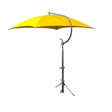 Umbrella Yellow w/ Frame & Mounting Bracket Canvas perfect Fits John Deere