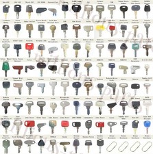 100 Heavy Equipment Ignition Keys Set forCAT Case Deere Kubota JCB 5P8500
